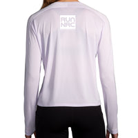 BROOKS SPRINT FREE LONG SLEEVE 2.0 WOMEN - NRC LOGO ON BACK