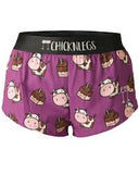 CHICKNLEGS 1.5" SPLIT SHORTS WOMEN