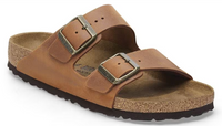 BIRKENSTOCK ARIZONA OILED LEATHER SOFT FOOTBED - REGULAR FIT