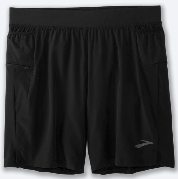 BROOKS SHERPA 7" 2-IN-1 SHORT MEN